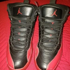 RETRO 12s "flu game" red and black